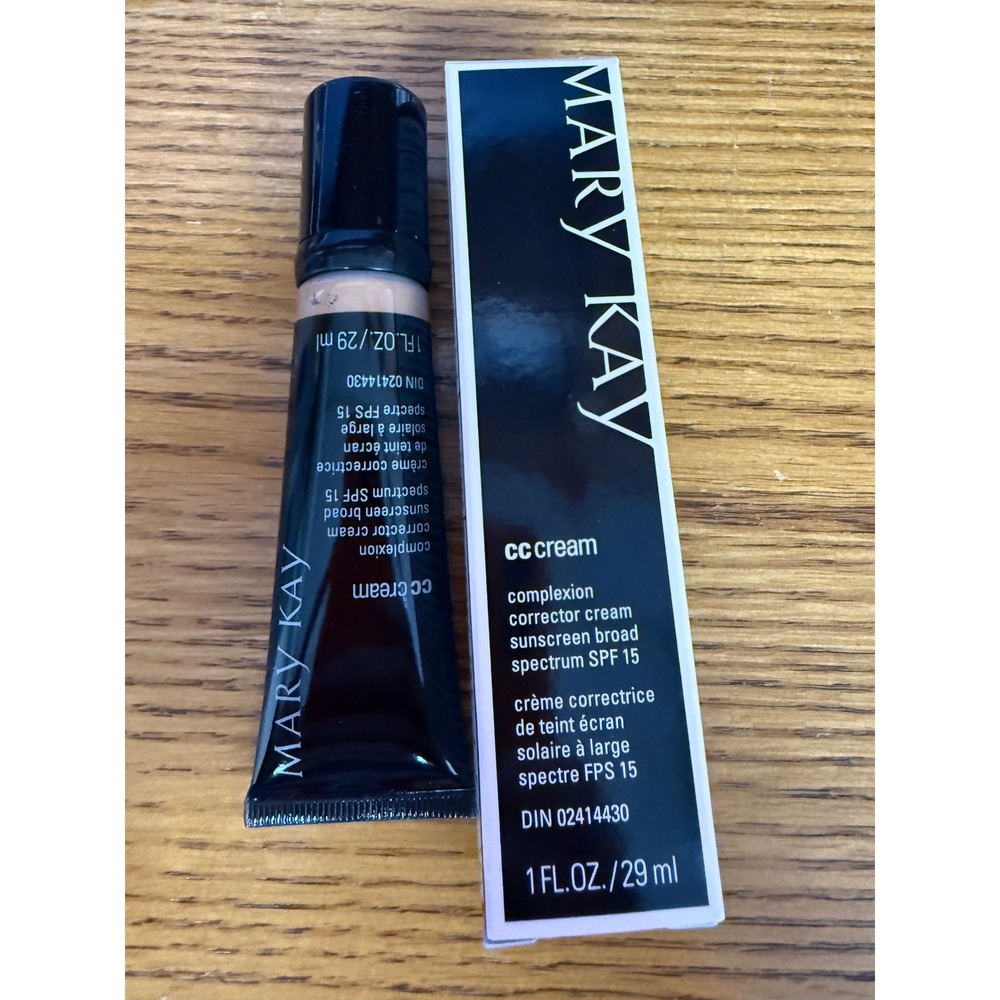 Mary Kay CC Cream Sunscreen SPF 15 Complexion Corrector Deep 1 fl oz NIB 072825